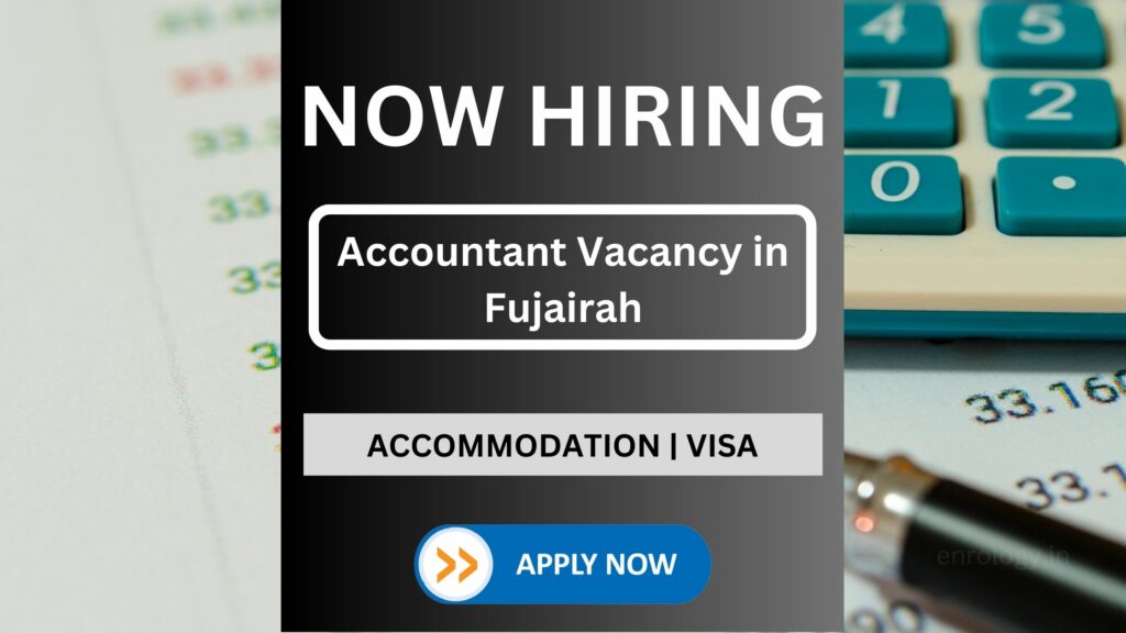Accountant Vacancy in Fujairah Construction Company