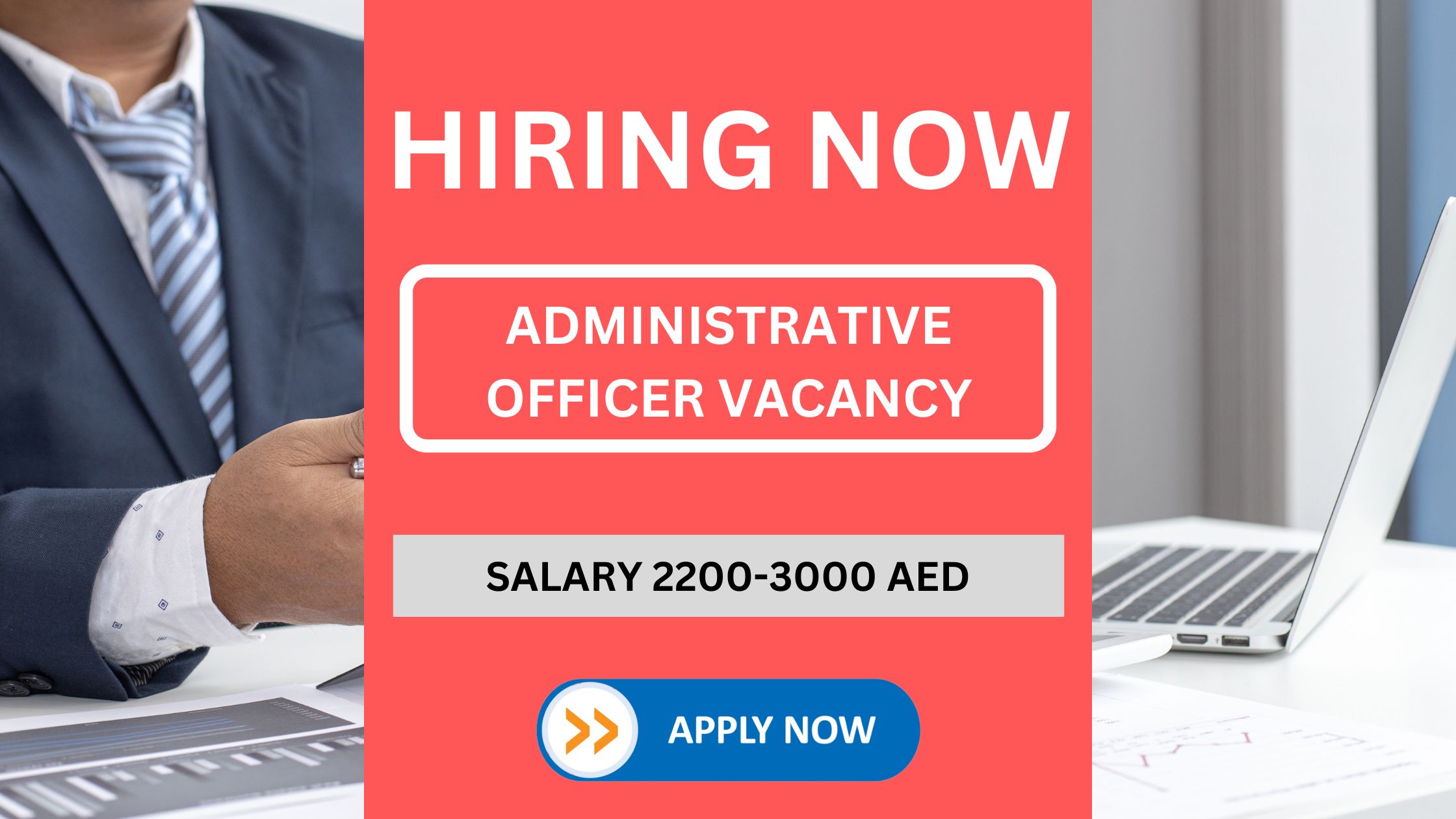 Administrative Officer Vacancy - At least 3+ years of experience