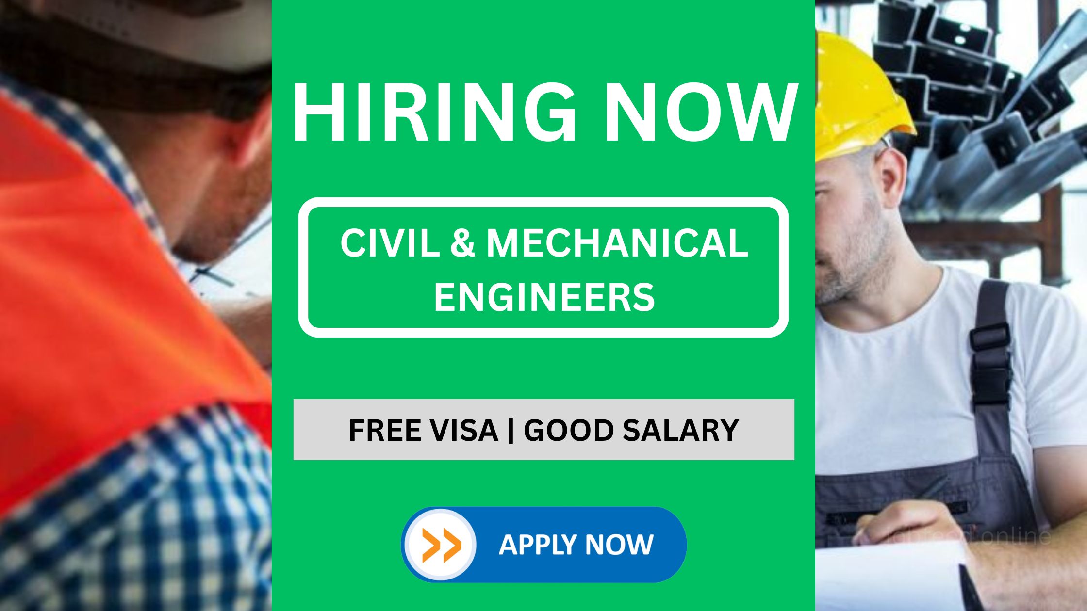 Civil Engineer and Mechanical Engineer Vacancies in Dubai