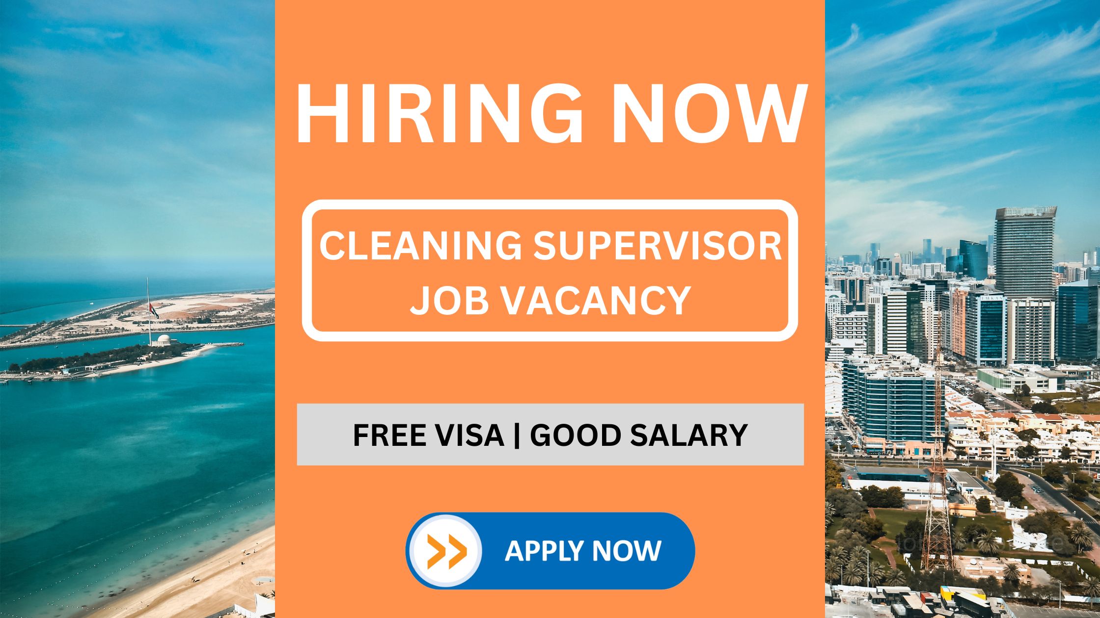 Cleaning Supervisor Job Vacancy - Fluent in English Must