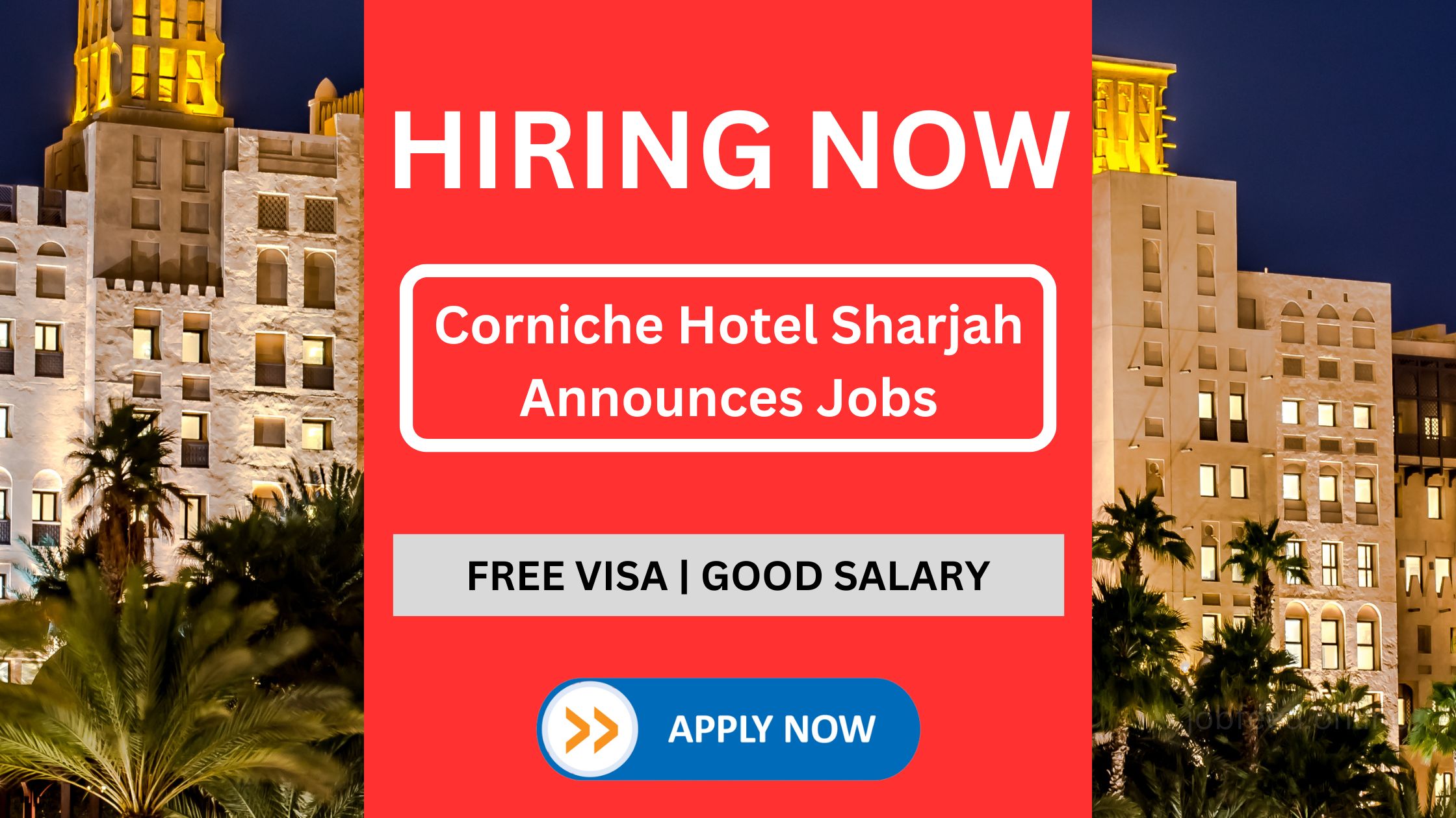Corniche Hotel Sharjah Recruitment 2023: جاب رول چیک کریں، اپلائی کیسے کریں