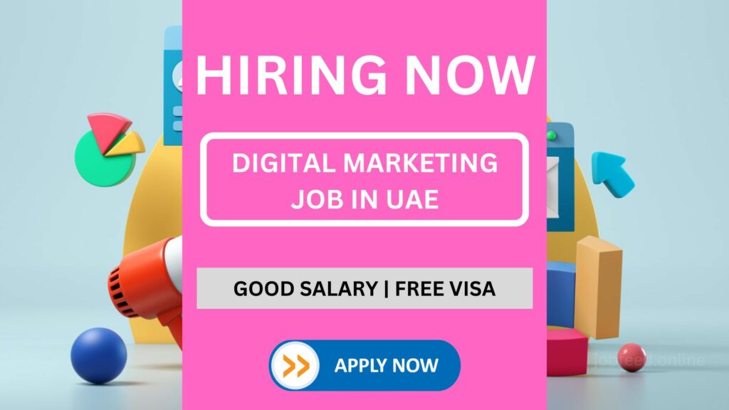 Social Media Manager Vacancy | Digital Marketing Job in UAE