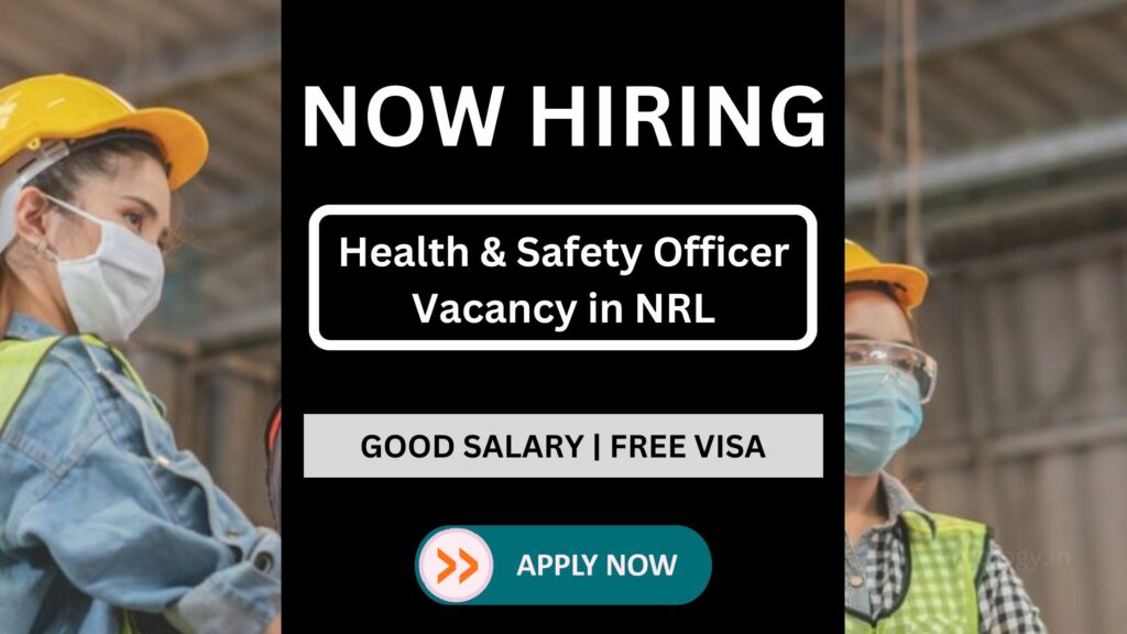 Health & Safety Officer Vacancy in NRL Group Dubai
