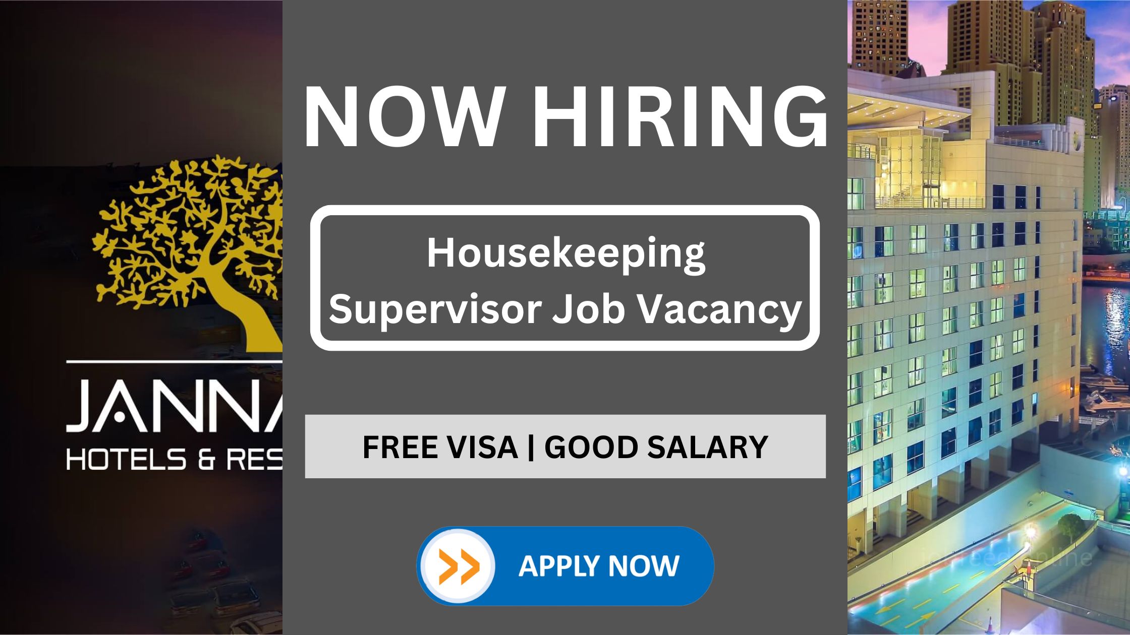 Housekeeping Supervisor Job Vacancy with Competitive Salary