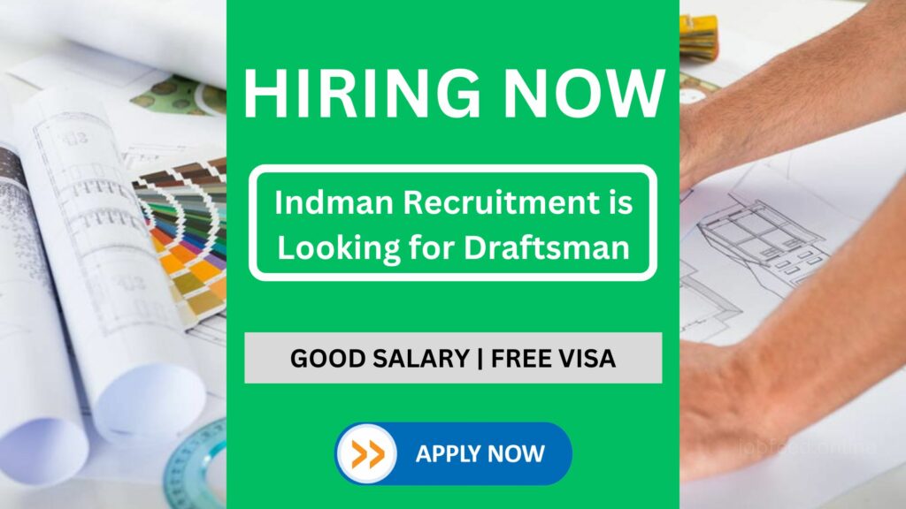 Indman Recruitment is Looking for Draftsman