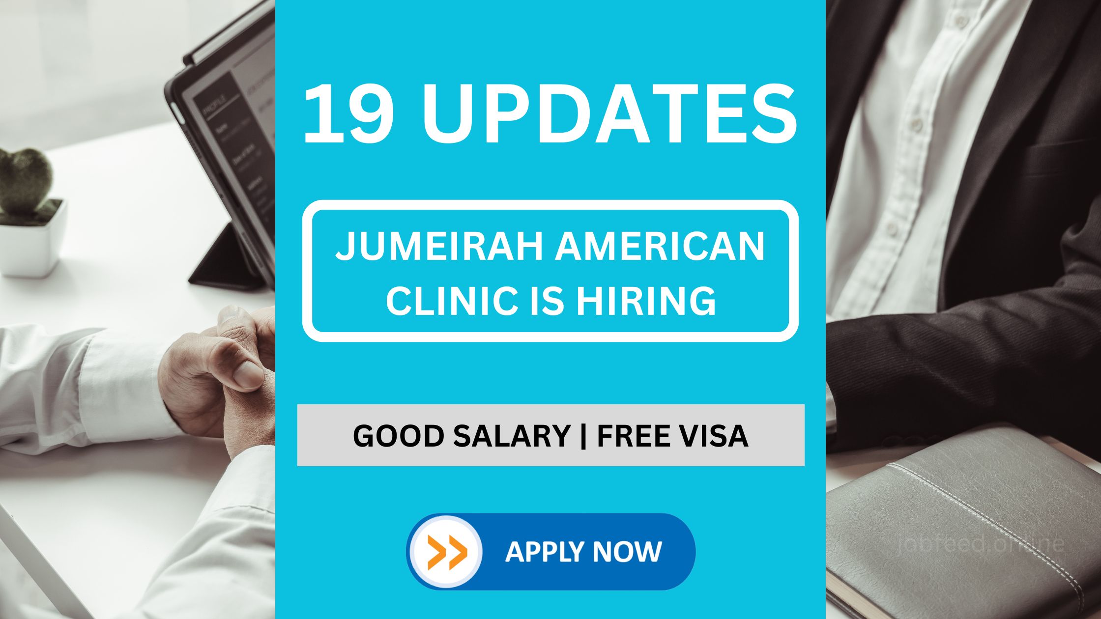 19 Job Roles - Jumeirah American Clinic is Hiring for Multiple Vacancies