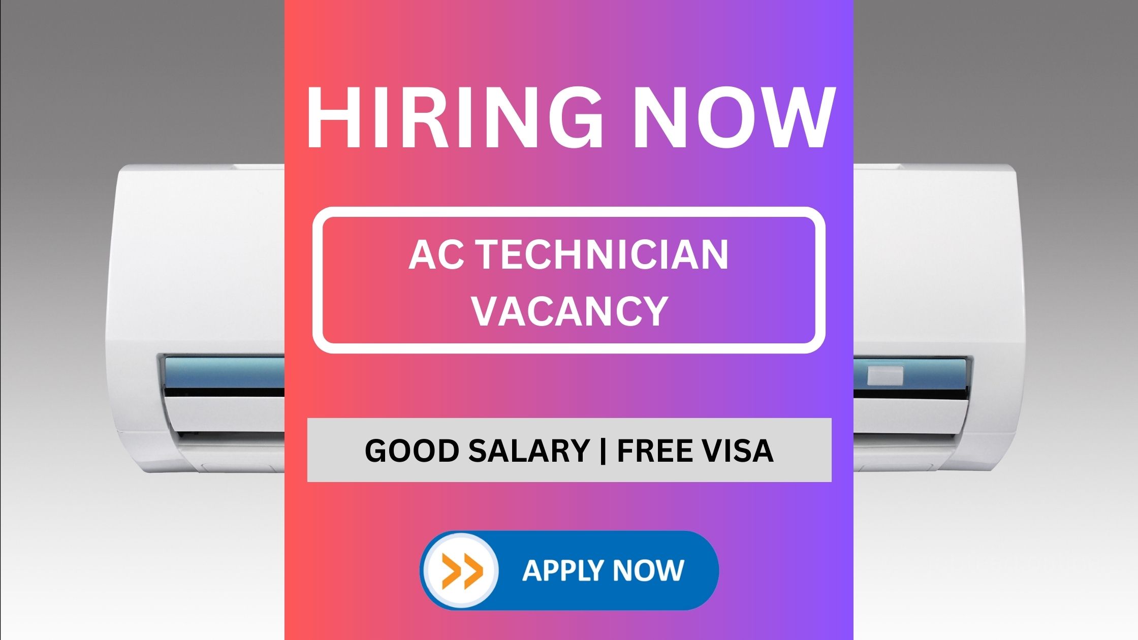 AC Technician Vacancy - 17/05/2023 Job Update