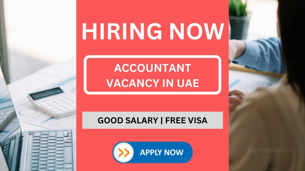 Accountant Job Vacancy - Check Requirement and Apply Online