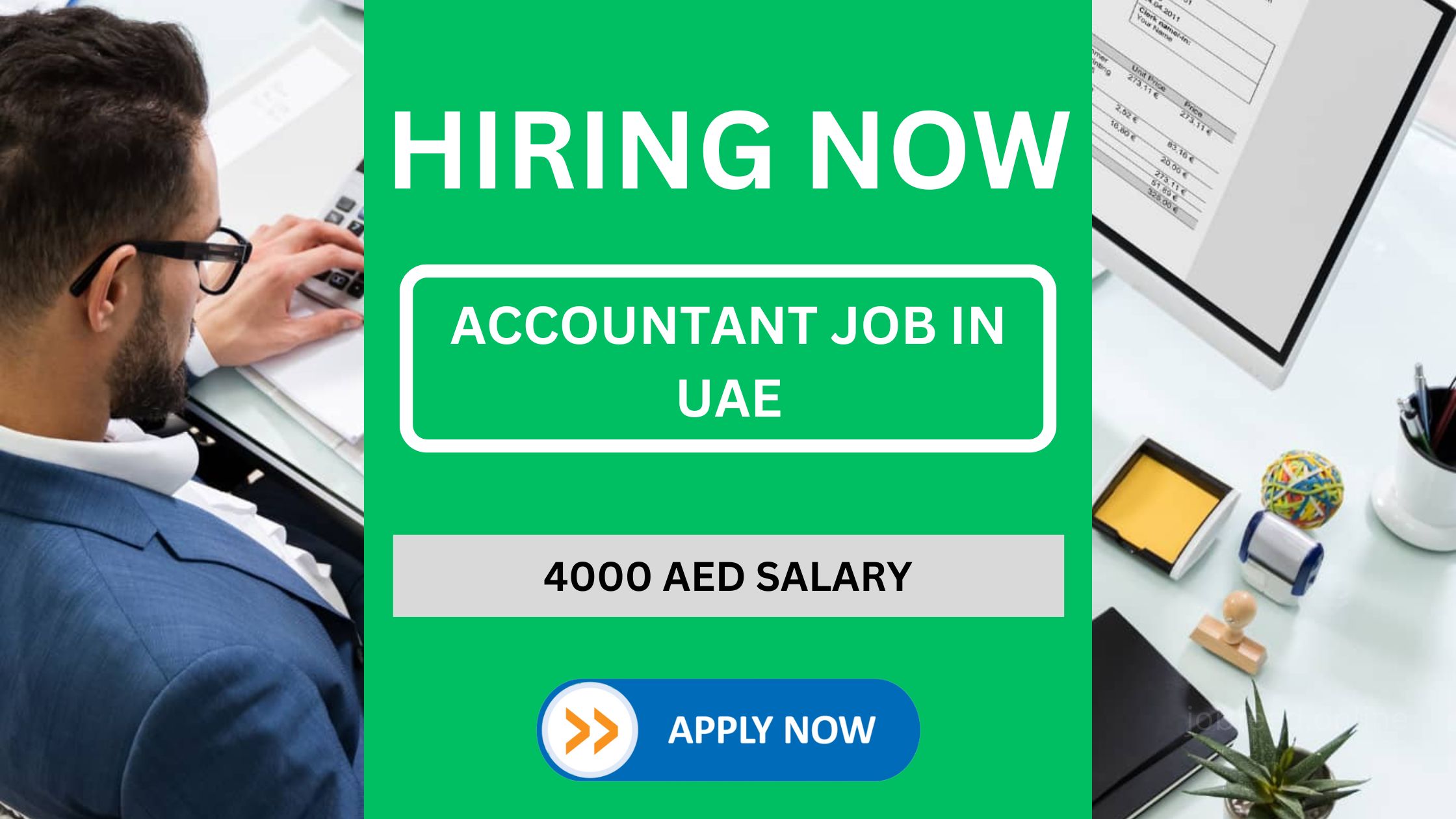 Accountant Vacancy with Salary 4000 Dirhams