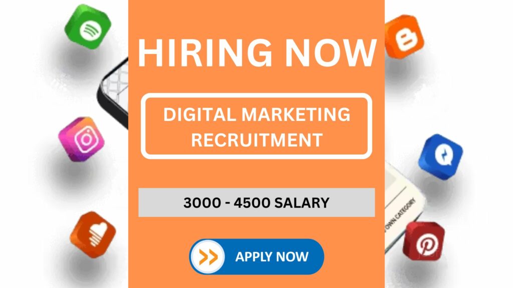 Salary Upto 4500 Dirhams: Digital Marketing Recruitment Details