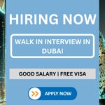 Dubai Walk in Interview: Sales Executive, Relationship Officer, Senior Sales Executive