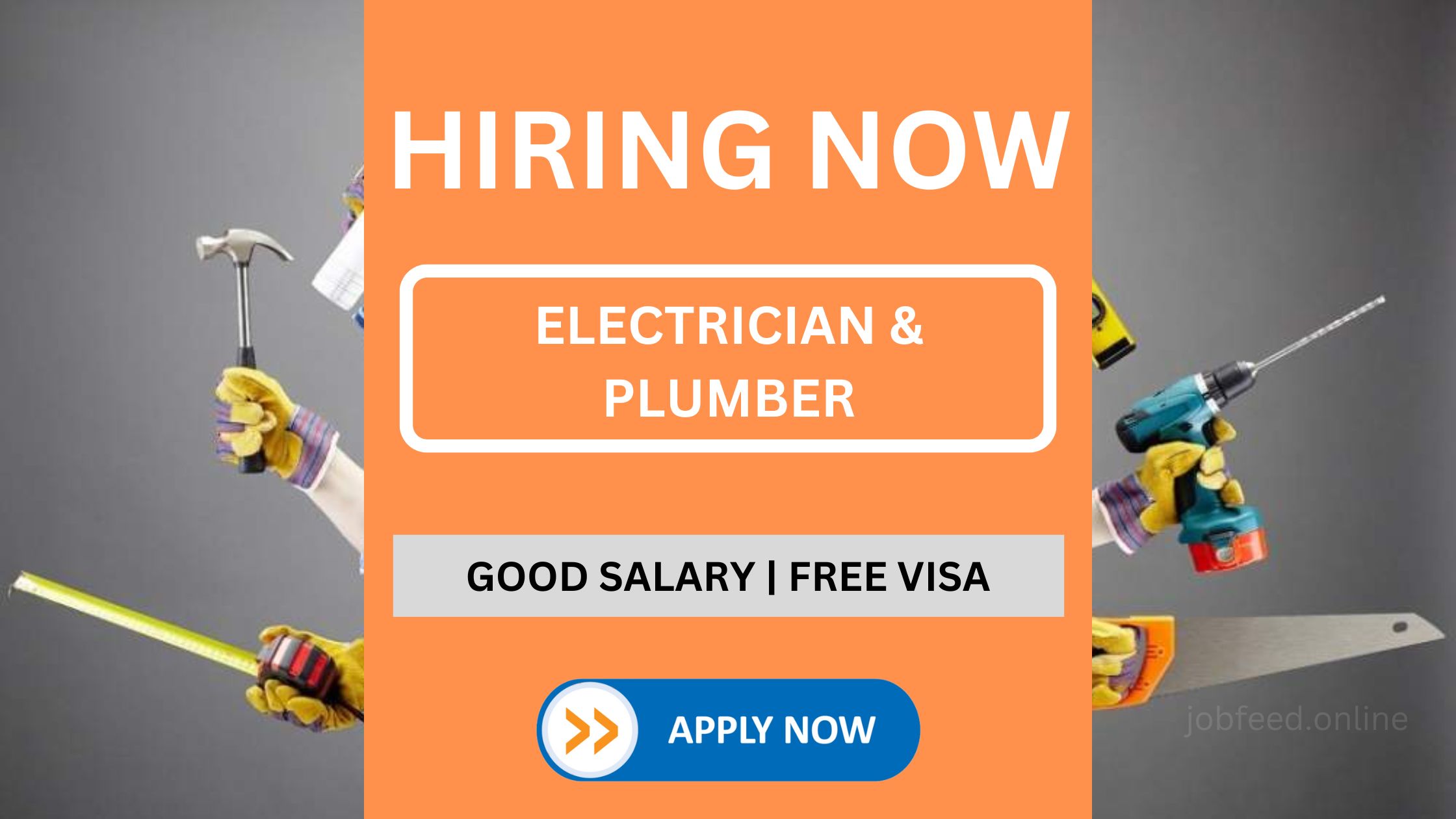 Electrician & Plumber Recruitment - Check Eligibility and Apply Online