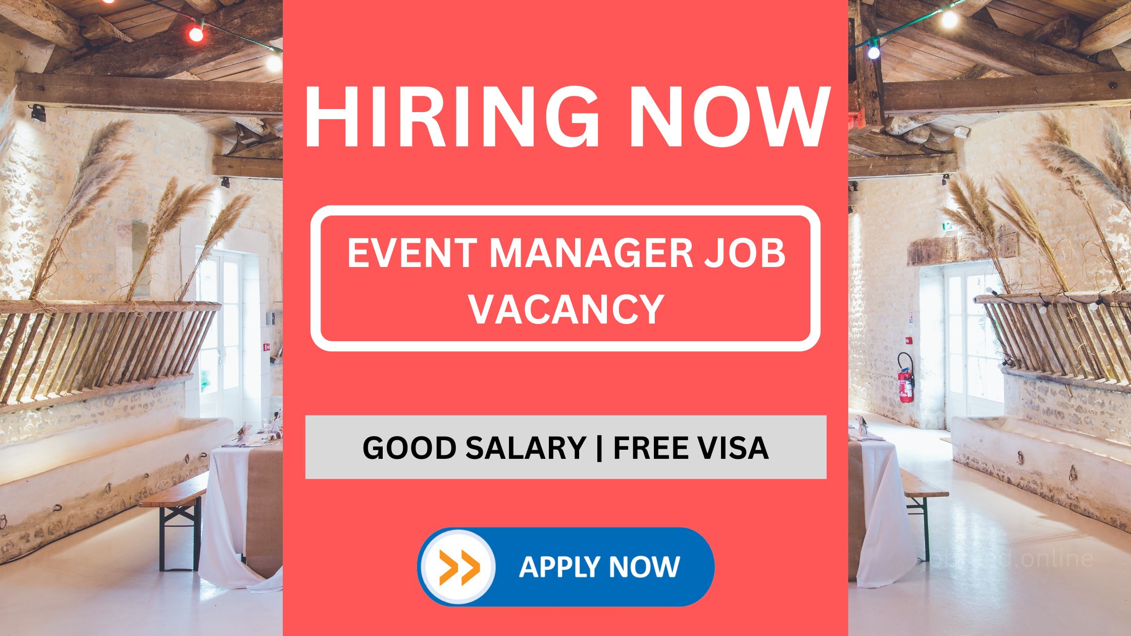 Event Manager Job Vacancy in UAE | High Salary