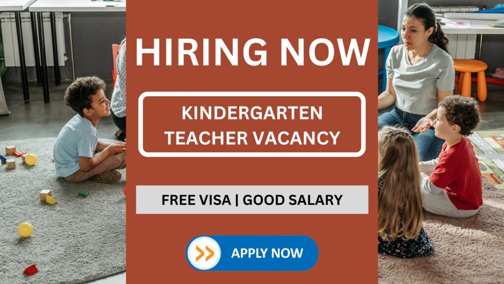 Kindergarten Teacher Vacancy in UAE