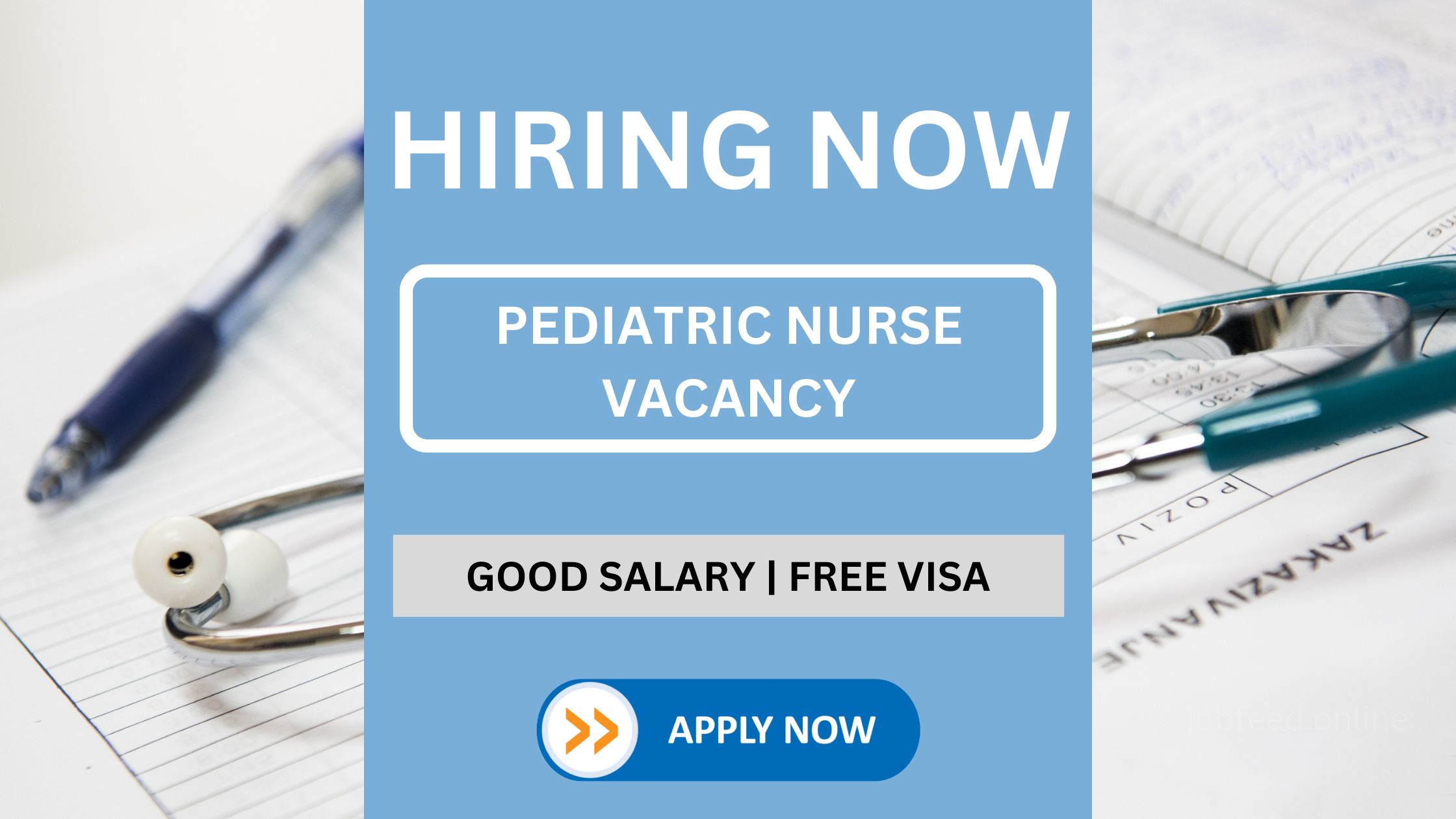 Pediatric Nurse Vacancy - Free visa and good salary