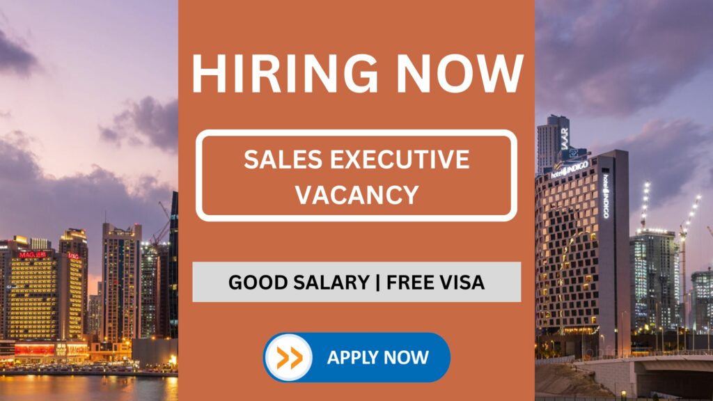 Sales Executive Vacancy in Oil Company Dubai