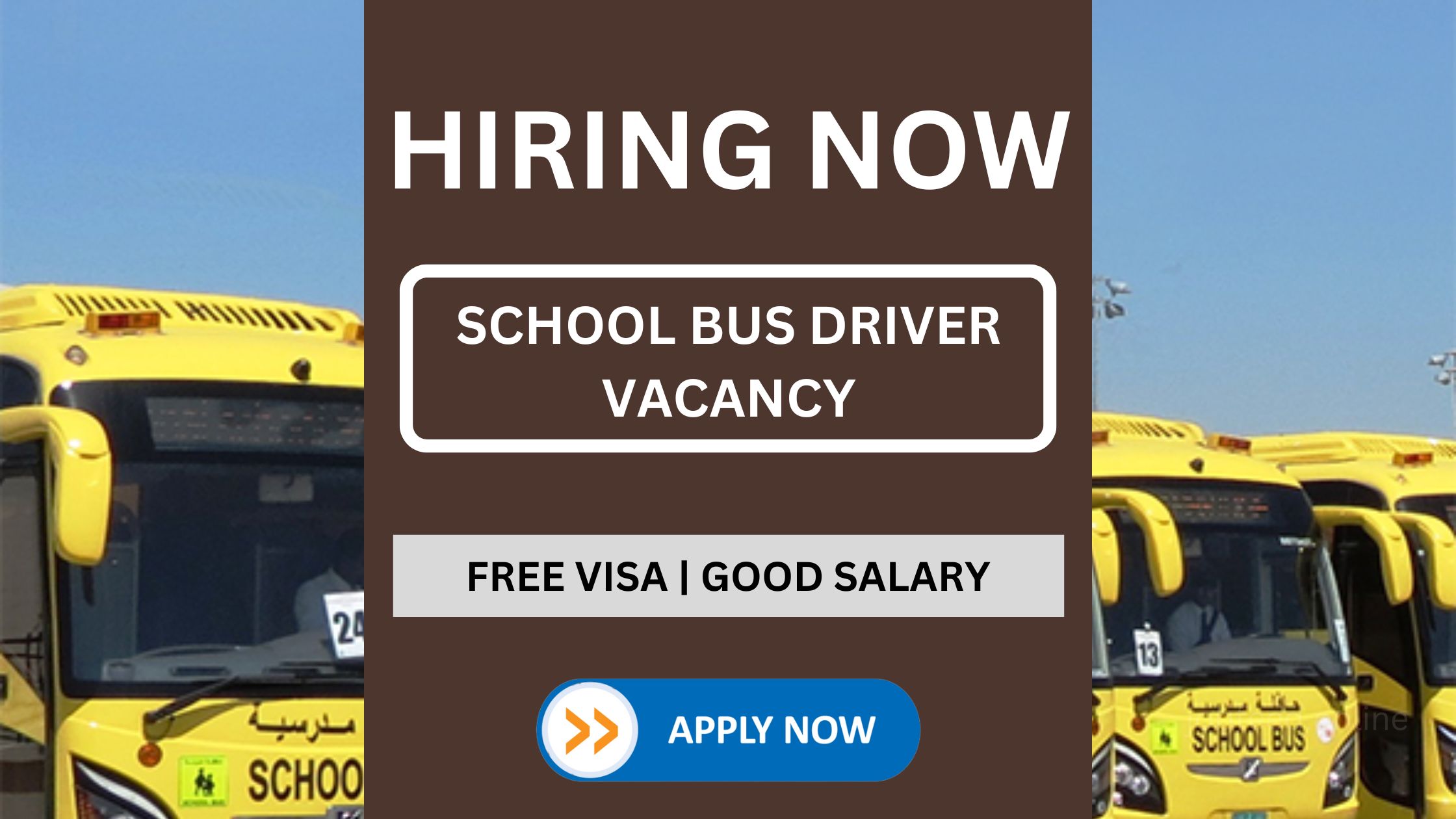 اسکول بس ڈرائیور کی آسامی - تنخواہ 4000 AED