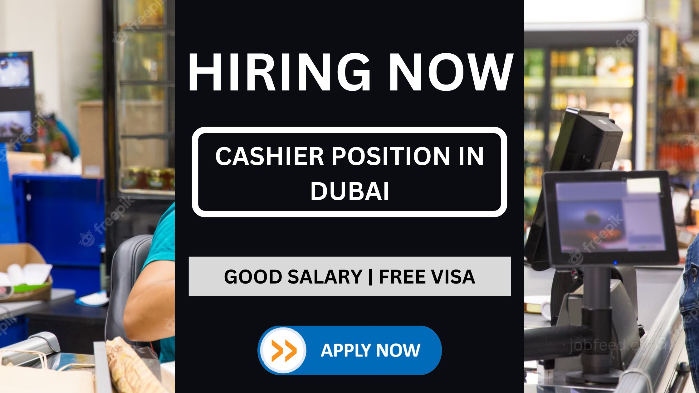 Job Opening: Cashier Position in Dubai with Accommodation, Food, and Visa