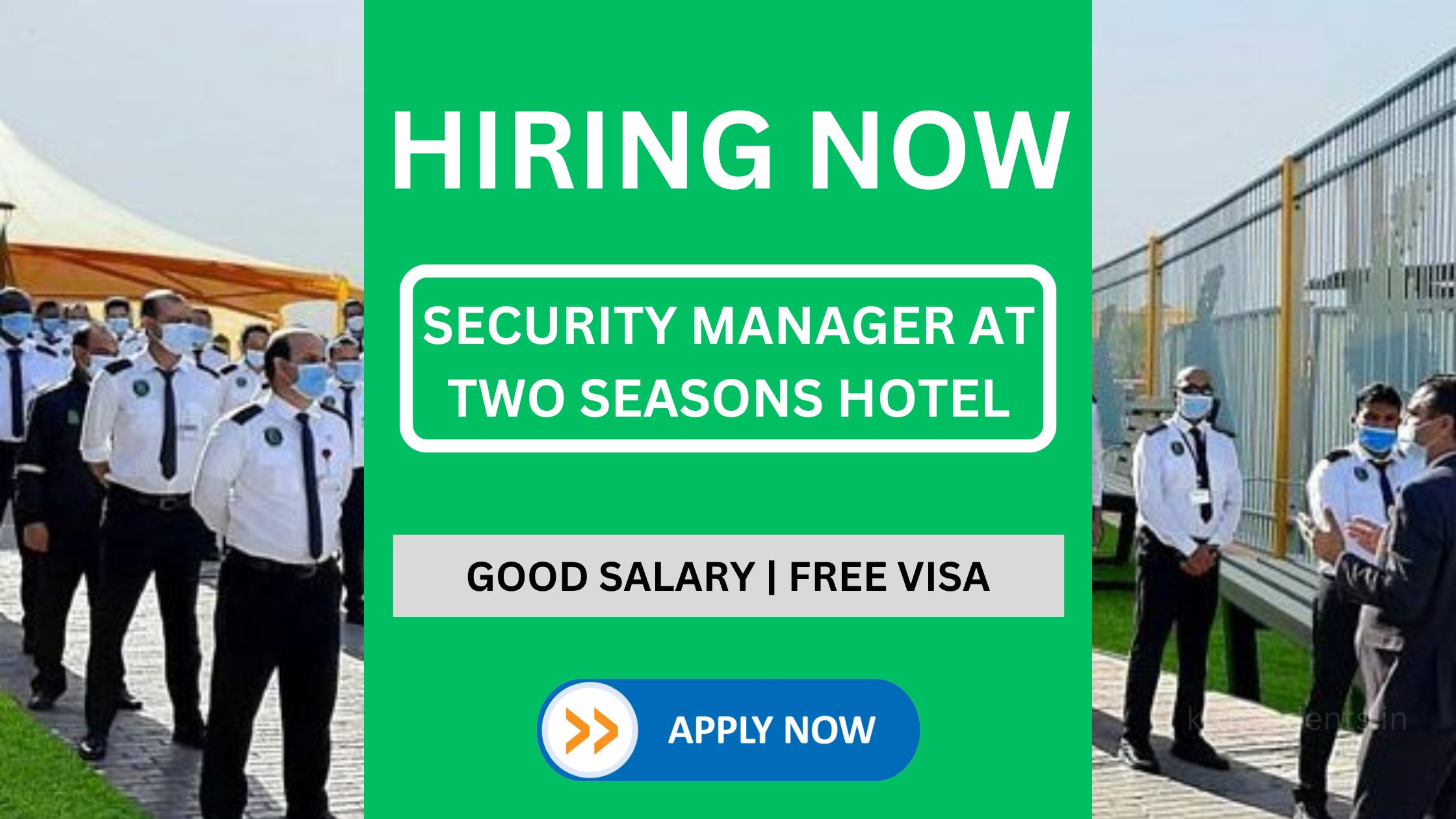 Security Manager At Two Seasons Hotel & Apartments Dubai