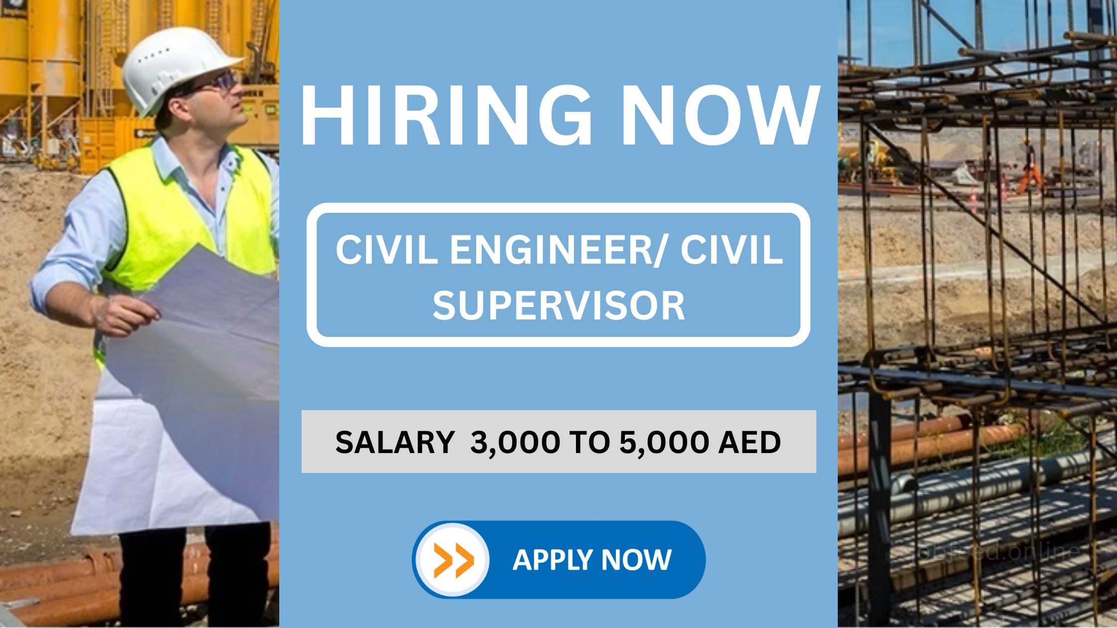 Civil Engineer/ Civil Supervisor Required for Immediate Hiring in Dubai