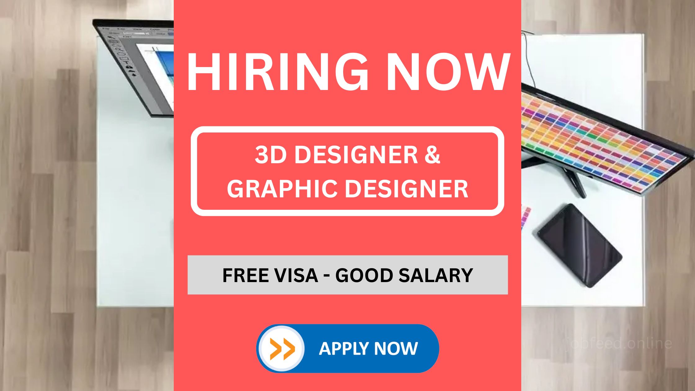 دبئی میں فوری ملازمت کے مواقع: 3D ڈیزائنر اور گرافک ڈیزائنر