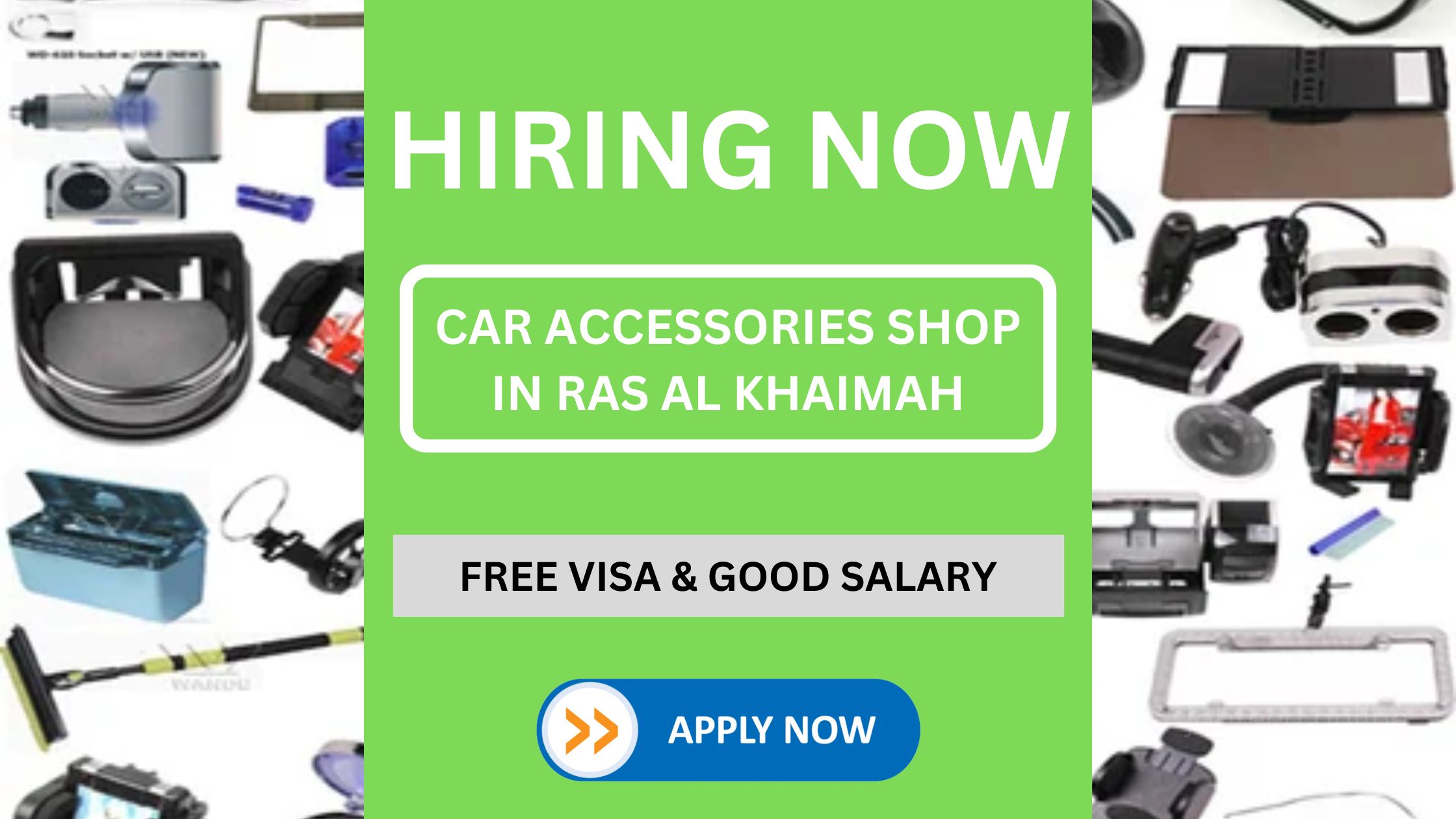 Car Accessories Shop in Ras al Khaimah Hiring