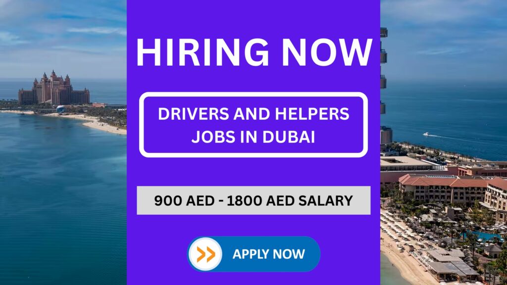 Job Announcement: Drivers and Helpers for Water Delivery in Dubai