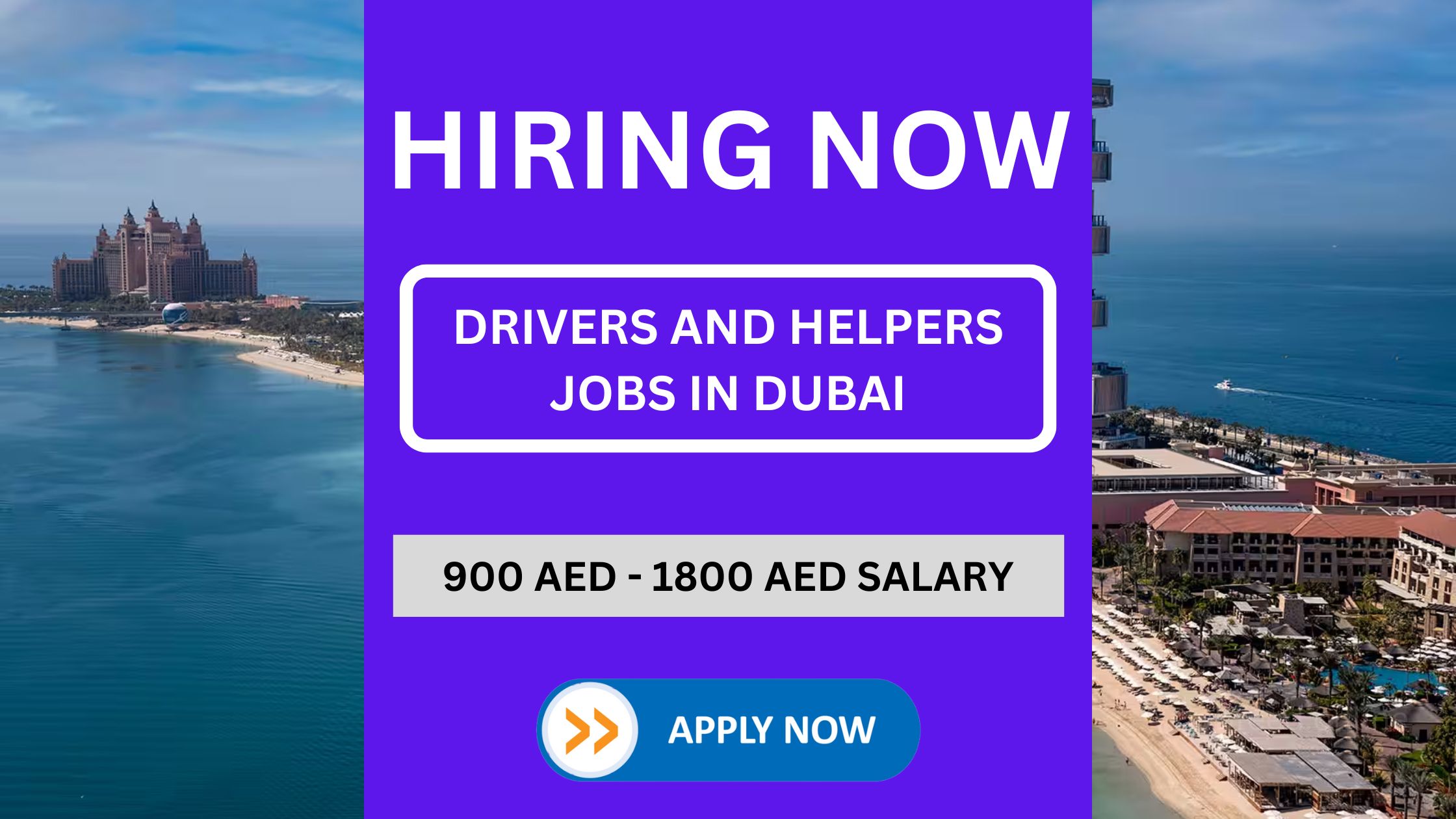 नौकरी की घोषणा: दुबई में जल वितरण के लिए ड्राइवर और सहायक
