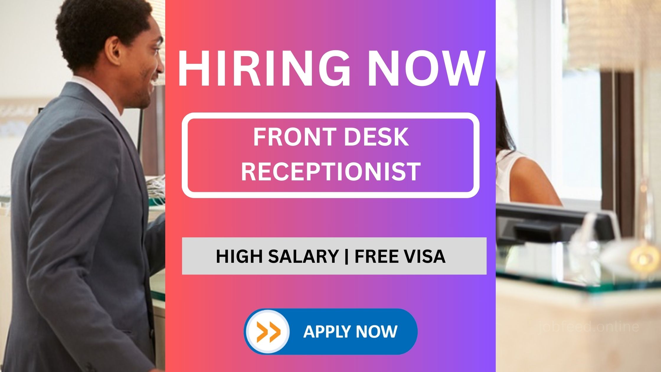 Front Desk Receptionist Job Vacancy In Dubai