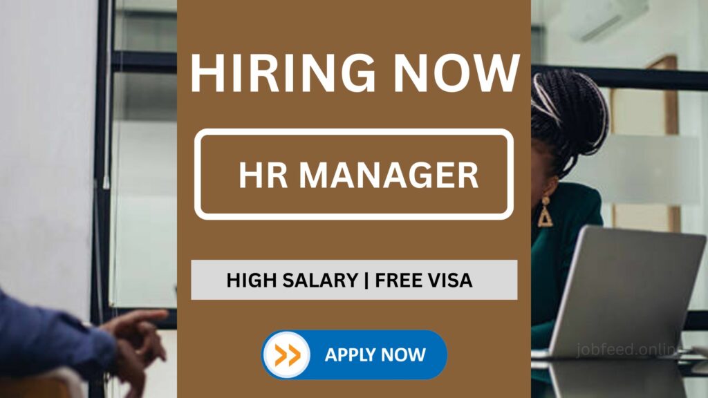 HR Manager Job Vacancy In Dubai