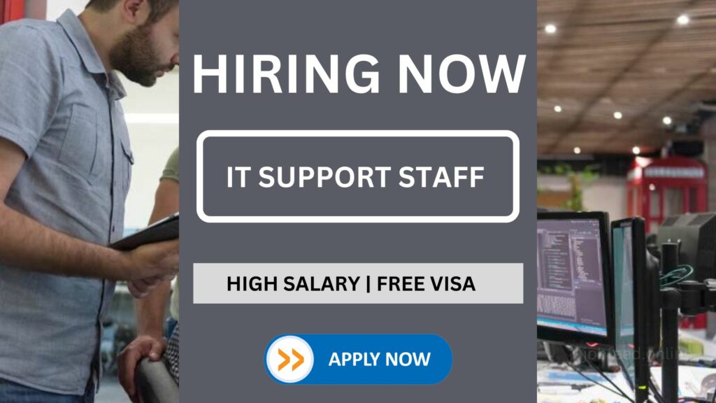 IT Support Staff Job Vacancy In Dubai