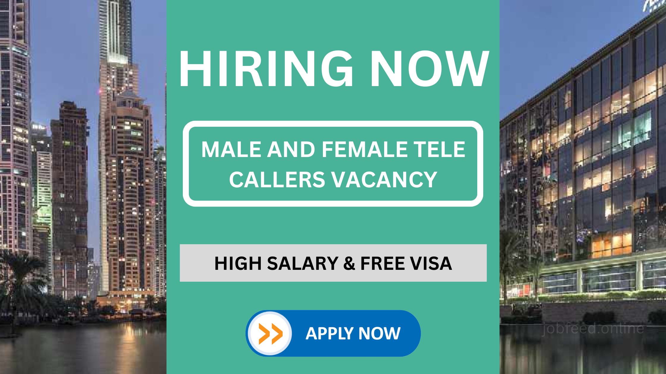 Male and Female Tele Callers Vacancy at Dubai Media City