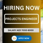 النجارون الفوريون فقط: وظيفة مهندس مشاريع (مدني) في دبي | الراتب: 7000-8000 درهم