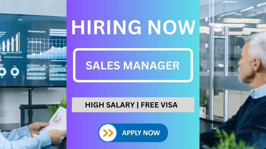 Sales Manager Job Vacancy in Dubai