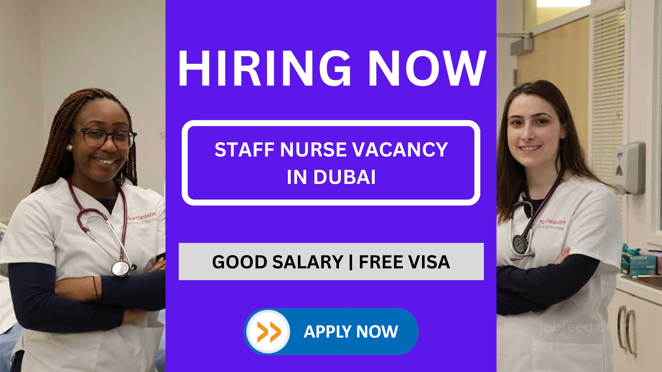 दुबई में स्टाफ नर्स की रिक्तियां
