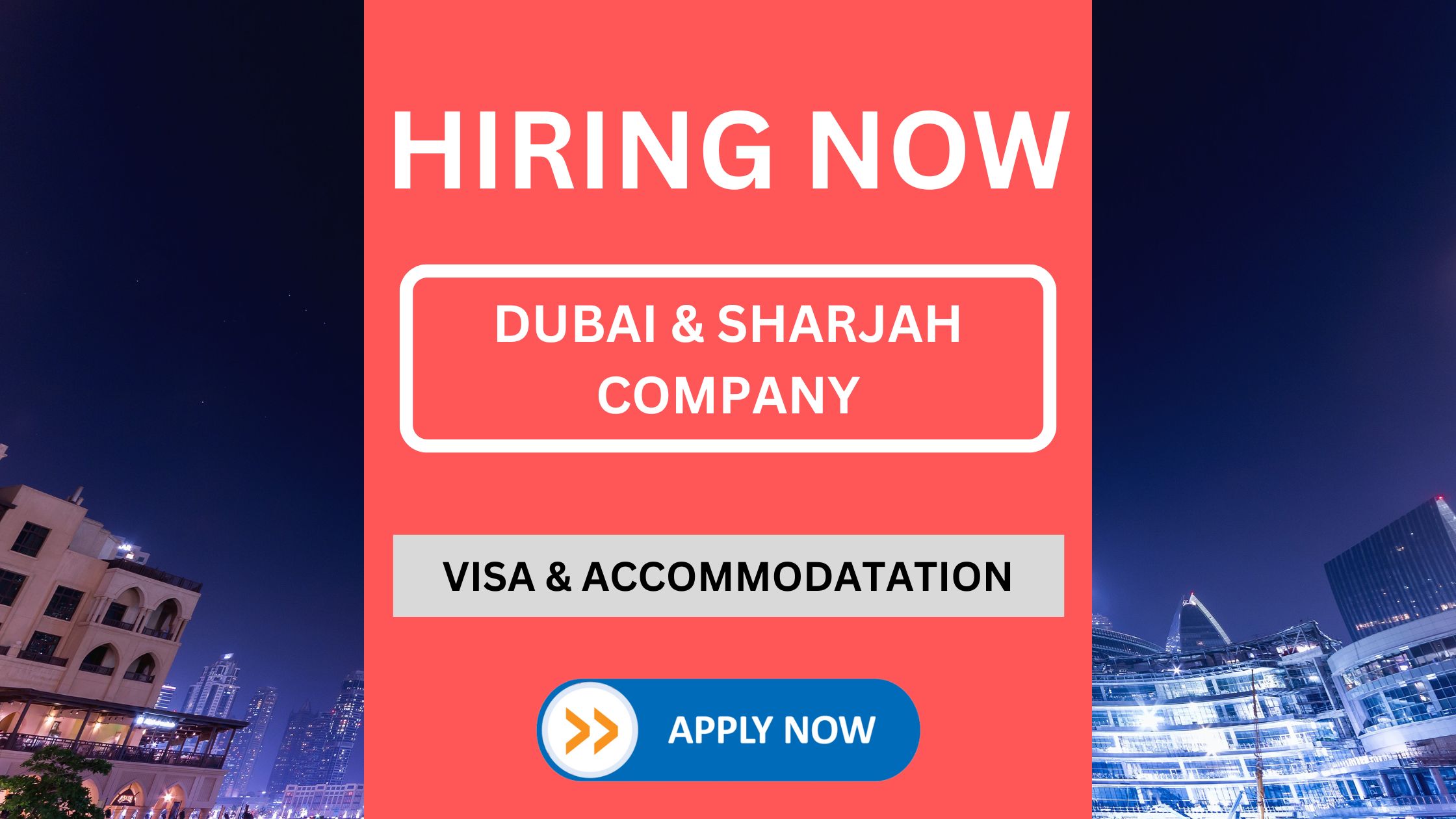 Wanted Candidates for a Company in Sharjah & Dubai