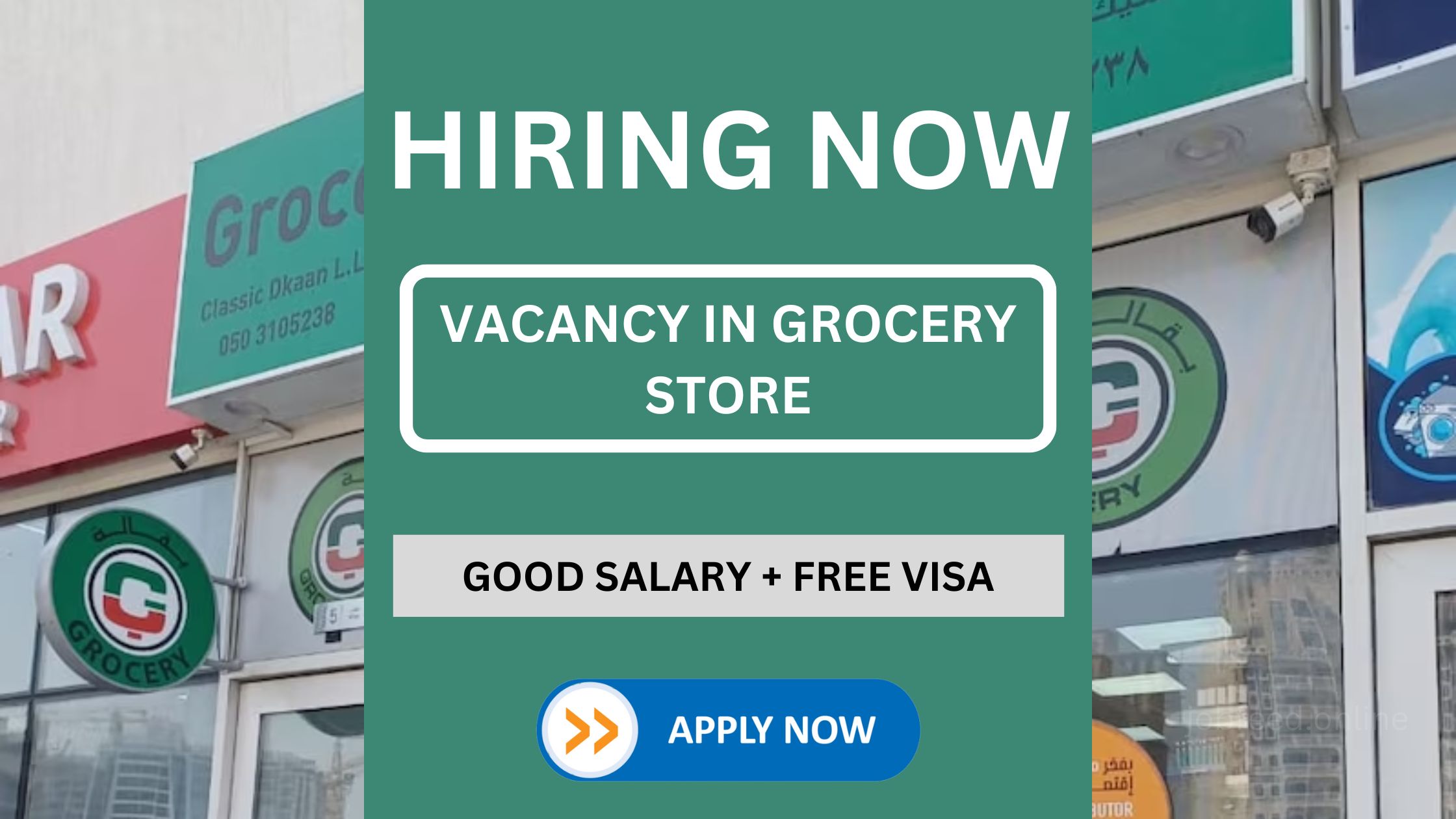 VACANCY IN GROCERY STORE