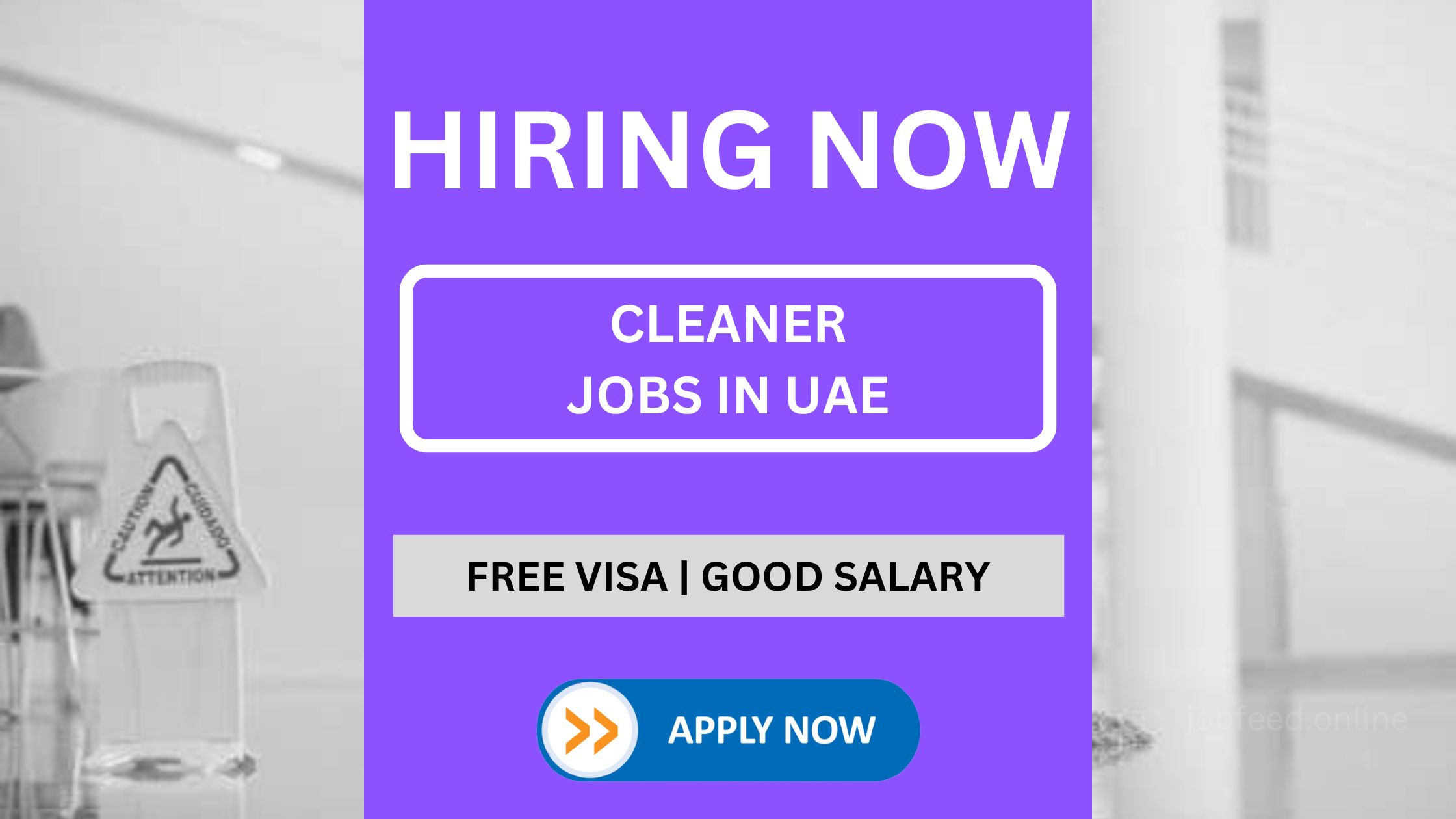 Cleaner JOBS IN UAE